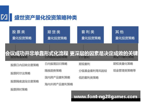 会议成功并非单靠形式化流程 更深层的因素是决定成败的关键 会议成功并非单靠形式化流程 更深层的因素是决定成败的关键
